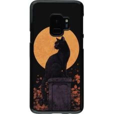 Samsung Galaxy S9 Case Hülle - Halloween 2026 Cat Art Nouveau