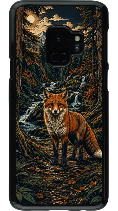 Coque Samsung Galaxy S9 - Linocut Renard