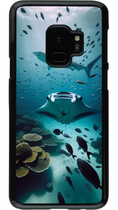 Samsung Galaxy S9 Case Hülle - Manta Lagune Reinigung