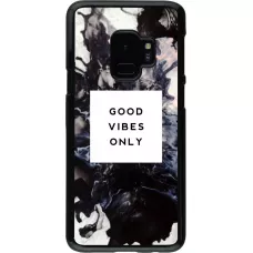 Coque Samsung Galaxy S9 - Marble Good Vibes Only