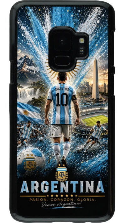 Coque Samsung Galaxy S9 - Football Argentine splash 2026