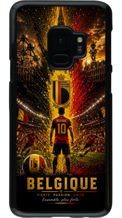 Coque Samsung Galaxy S9 - Football Belgique splash 2026