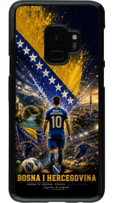 Coque Samsung Galaxy S9 - Football Bosnie-Herzégovine splash 2026