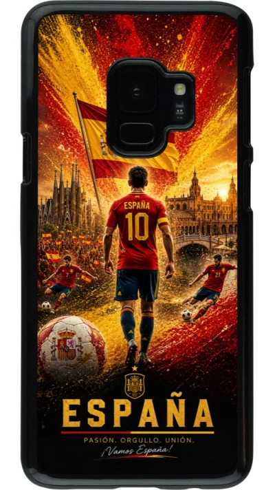 Coque Samsung Galaxy S9 - Football Espagne splash 2026