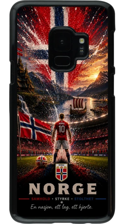 Samsung Galaxy S9 Case Hülle - Fussball Norwegen splash 2026