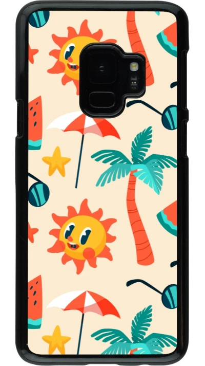 Samsung Galaxy S9 Case Hülle - Summer 2025 Pattern soleil