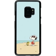 Samsung Galaxy S9 Case Hülle - Snoopy on the beach Summer 2026