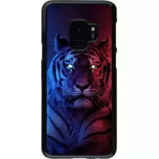 Coque Samsung Galaxy S9 - Tiger Blue Red
