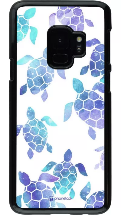 Coque Samsung Galaxy S9 - Turtles pattern watercolor