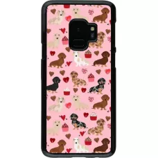 Samsung Galaxy S9 Case Hülle - Valentine 2024 puppy love