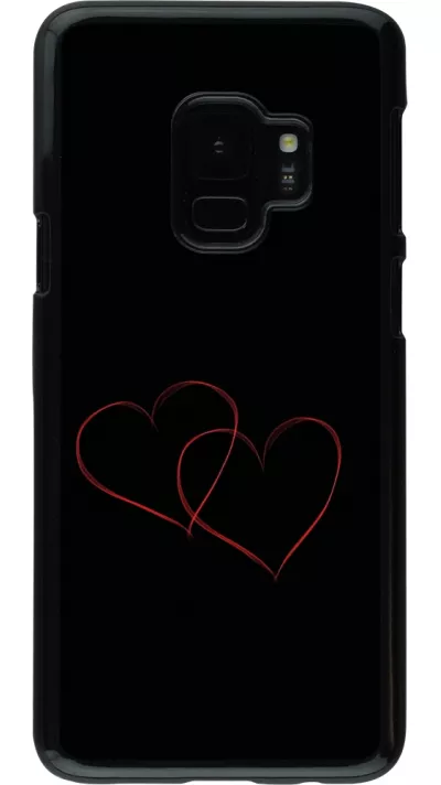 Samsung Galaxy S9 Case Hülle - Valentine 2023 attached heart