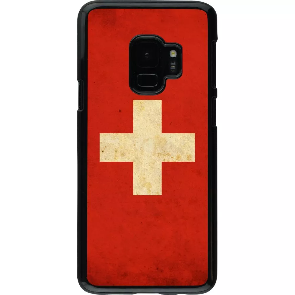 Hülle Samsung Galaxy S9 - Vintage Flag SWISS
