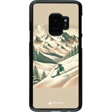 Coque Samsung Galaxy S9 - Vintage Ski Mountain