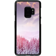 Samsung Galaxy S9 Case Hülle - Winter 22 Pink Forest