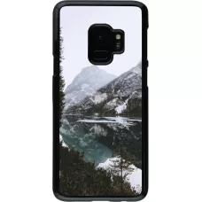 Samsung Galaxy S9 Case Hülle - Winter 22 snowy mountain and lake