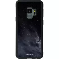 Hülle Samsung Galaxy S9 - Silikon schwarz Black Sky Clouds