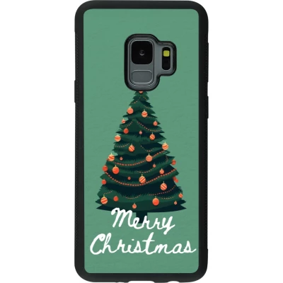 Coque Samsung Galaxy S9 - Silicone rigide noir Christmas 25 Xmas Tree