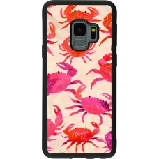 Coque Samsung Galaxy S9 - Silicone rigide noir Crabs Paint