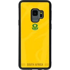 Coque Samsung Galaxy S9 - Silicone rigide noir Maillot de football Afrique du Sud 2026 personnalisable