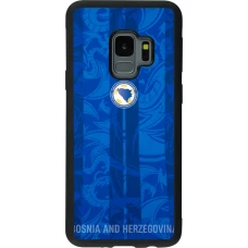 Coque Samsung Galaxy S9 - Silicone rigide noir Maillot de football Bosnie-Herzégovine 2026 personnalisable