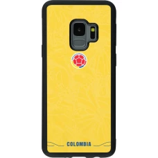 Samsung Galaxy S9 Case Hülle - Silikon schwarz Kolumbien 2026 personalisierbares Fussballtrikot