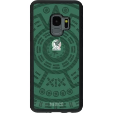 Samsung Galaxy S9 Case Hülle - Silikon schwarz Mexiko 2026 personalisierbares Fussballtrikot