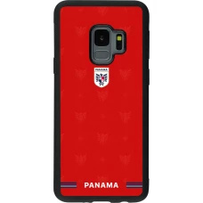 Samsung Galaxy S9 Case Hülle - Silikon schwarz Panama 2026 personalisierbares Fussballtrikot