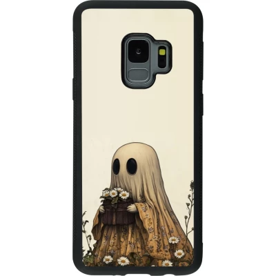 Coque Samsung Galaxy S9 - Silicone rigide noir Halloween 2025 Ghost gardener