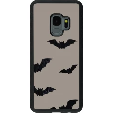 Samsung Galaxy S9 Case Hülle - Silikon schwarz Halloween 2026 Bats