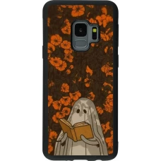 Coque Samsung Galaxy S9 - Silicone rigide noir Halloween 2026 Ghost reading