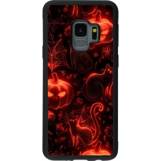 Samsung Galaxy S9 Case Hülle - Silikon schwarz Halloween 2026 Pattern Halloween