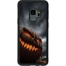 Samsung Galaxy S9 Case Hülle - Silikon schwarz Halloween 2026 The Wicked Pumpkin