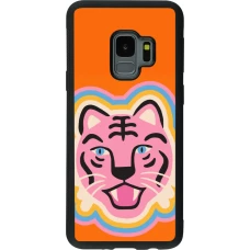 Coque Samsung Galaxy S9 - Silicone rigide noir Lion colors 2026