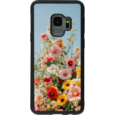Samsung Galaxy S9 Case Hülle - Silikon schwarz Spring flowers Spring 2026