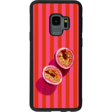 Samsung Galaxy S9 Case Hülle - Silikon schwarz Passion fruit Summer 2026