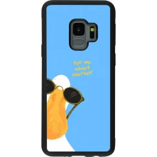 Samsung Galaxy S9 Case Hülle - Silikon schwarz Tell me about yourself Summer 2026