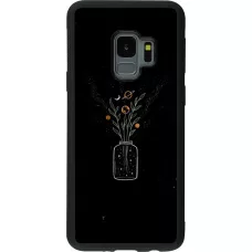 Coque Samsung Galaxy S9 - Silicone rigide noir Vase black