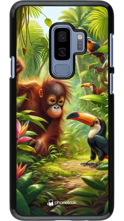 Samsung Galaxy S9+ Case Hülle - Tropischer Dschungel Tayrona