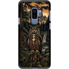 Coque Samsung Galaxy S9+ - Linocut Grand-Duc