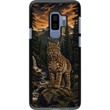 Coque Samsung Galaxy S9+ - Linocut Lynx
