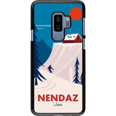 Samsung Galaxy S9+ Case Hülle - Nendaz Cabane Ski