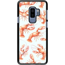 Coque Samsung Galaxy S9+ - Pattern de homards pastels