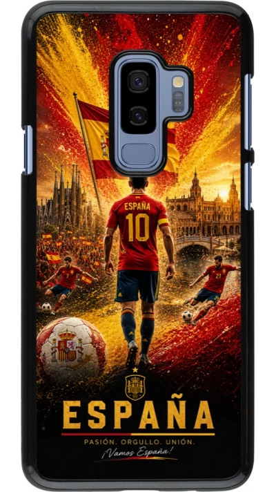 Samsung Galaxy S9+ Case Hülle - Fussball Espanien splash 2026