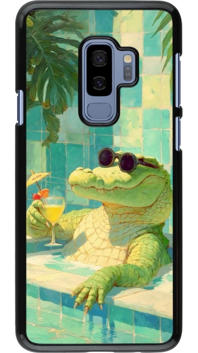 Coque Samsung Galaxy S9+ - Crocodile in the swimming pool Summer 2026