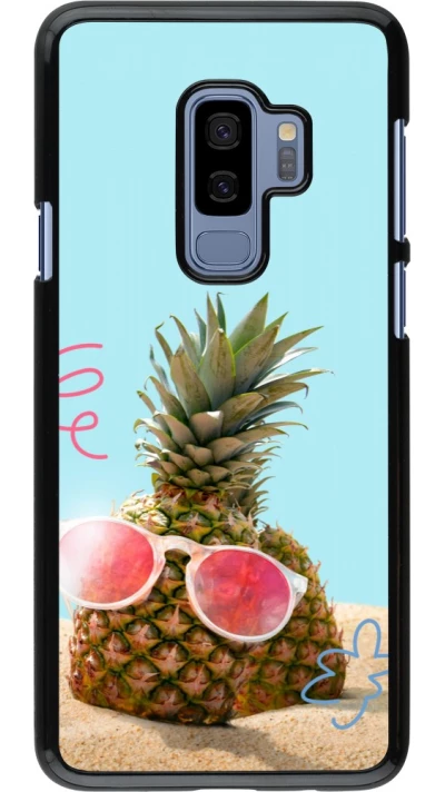 Coque Samsung Galaxy S9+ - Pineapple with glasses Summer 2026