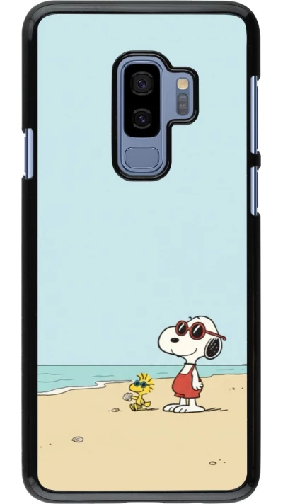 Coque Samsung Galaxy S9+ - Snoopy on the beach Summer 2026