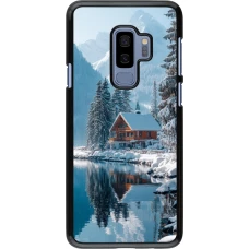 Samsung Galaxy S9+ Case Hülle - Winter 25 Winter house forest day