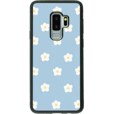 Samsung Galaxy S9+ Case Hülle - Silikon schwarz Easter 2024 daisy flower