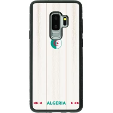 Coque Samsung Galaxy S9+ - Silicone rigide noir Maillot de football Algérie 2026 personnalisable