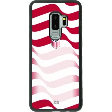 Samsung Galaxy S9+ Case Hülle - Silikon schwarz Vereinigten Staaten 2026 personalisierbares Fussballtrikot